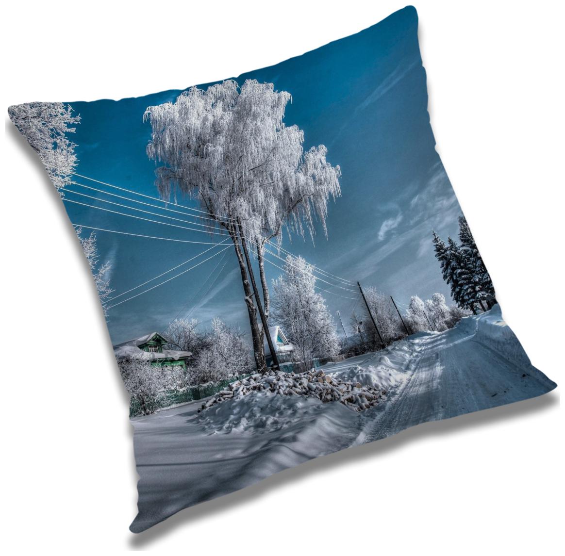 

RADANYA Printed Cushion Cover with Filler Set 16x16 inch