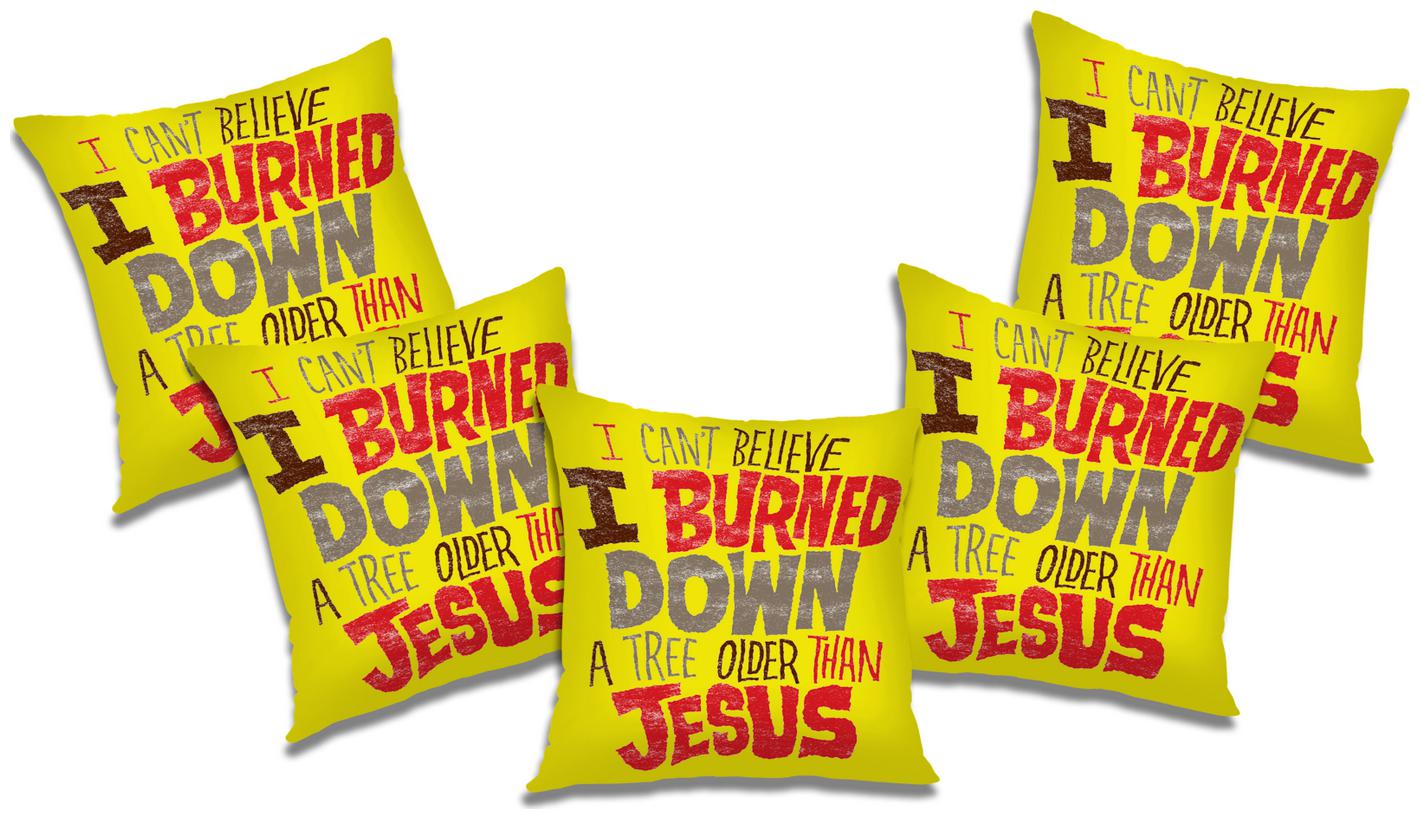 

RADANYA Printed Polyester Yellow Cushion Cover ( Large Pack of 5 )