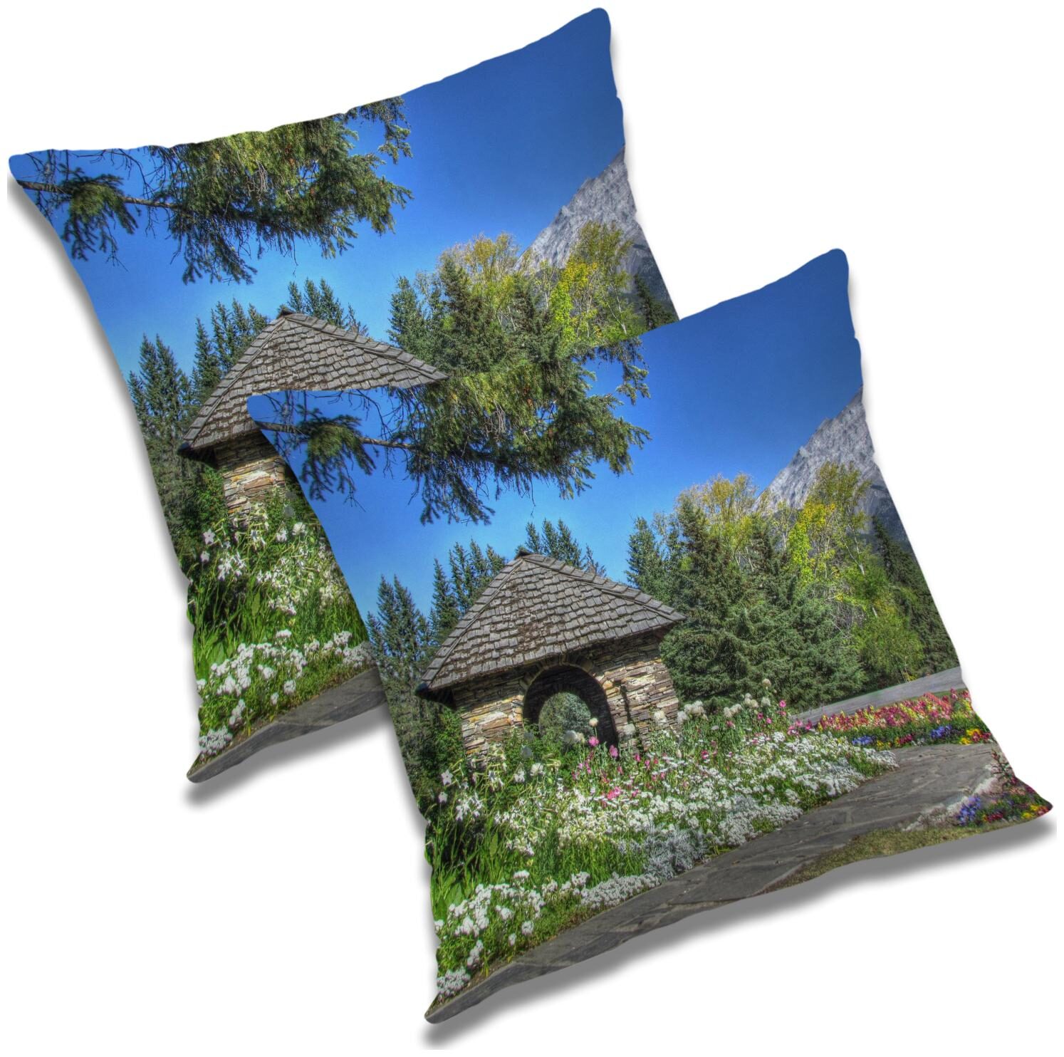 

RADANYA Printed Cushion Cover 16x16 inch