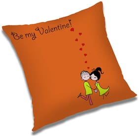 RADANYA Printed Cushion Cover with Filler Set 18x18 inch
