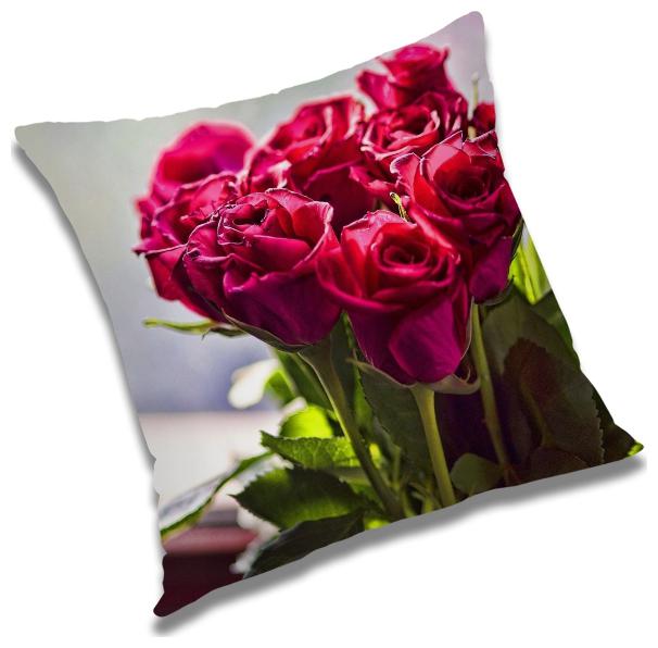 

RADANYA Printed Cushion Cover with Filler Set 12X12 inch