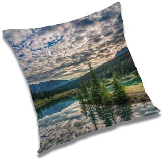 RADANYA Printed Cushion Cover with Filler Set 16x16 inch