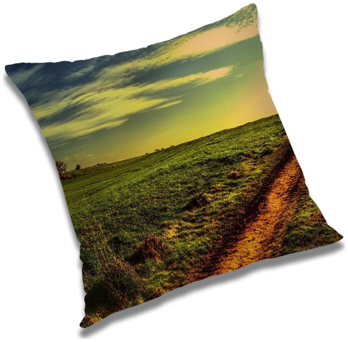 

RADANYA Printed Cushion Cover with Filler Set 24x24 inch