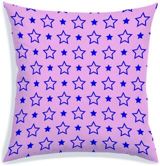 RADANYA Printed Polyester Pink Cushion Cover ( Regular , Pack of 1 )