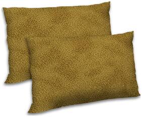 RADANYA Polyester Printed Pillow Covers ( Pack of 2 , Green )