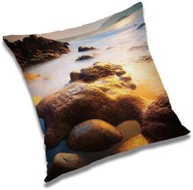 RADANYA Printed Cushion Cover with Filler Set 18x18 inch
