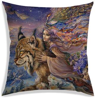 RADANYA Printed Cushion Cover 12x12 inch