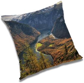 RADANYA Printed Cushion Cover with Filler Set 12x12 inch