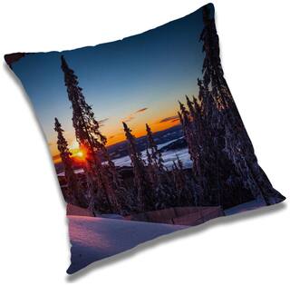 RADANYA Printed Cushion Cover with Filler Set 18x18 inch