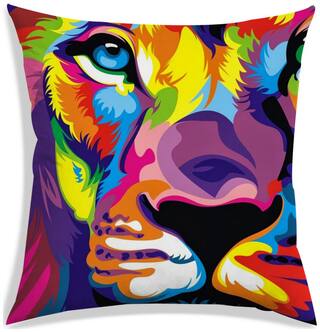 RADANYA Printed Cushion Cover 12x12 inch