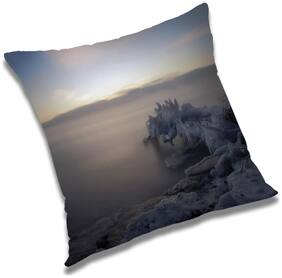 RADANYA Printed Cushion Cover with Filler Set 16x16 inch