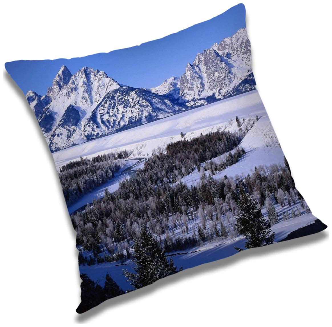 

RADANYA Printed Cushion Cover with Filler Set 12x12 inch