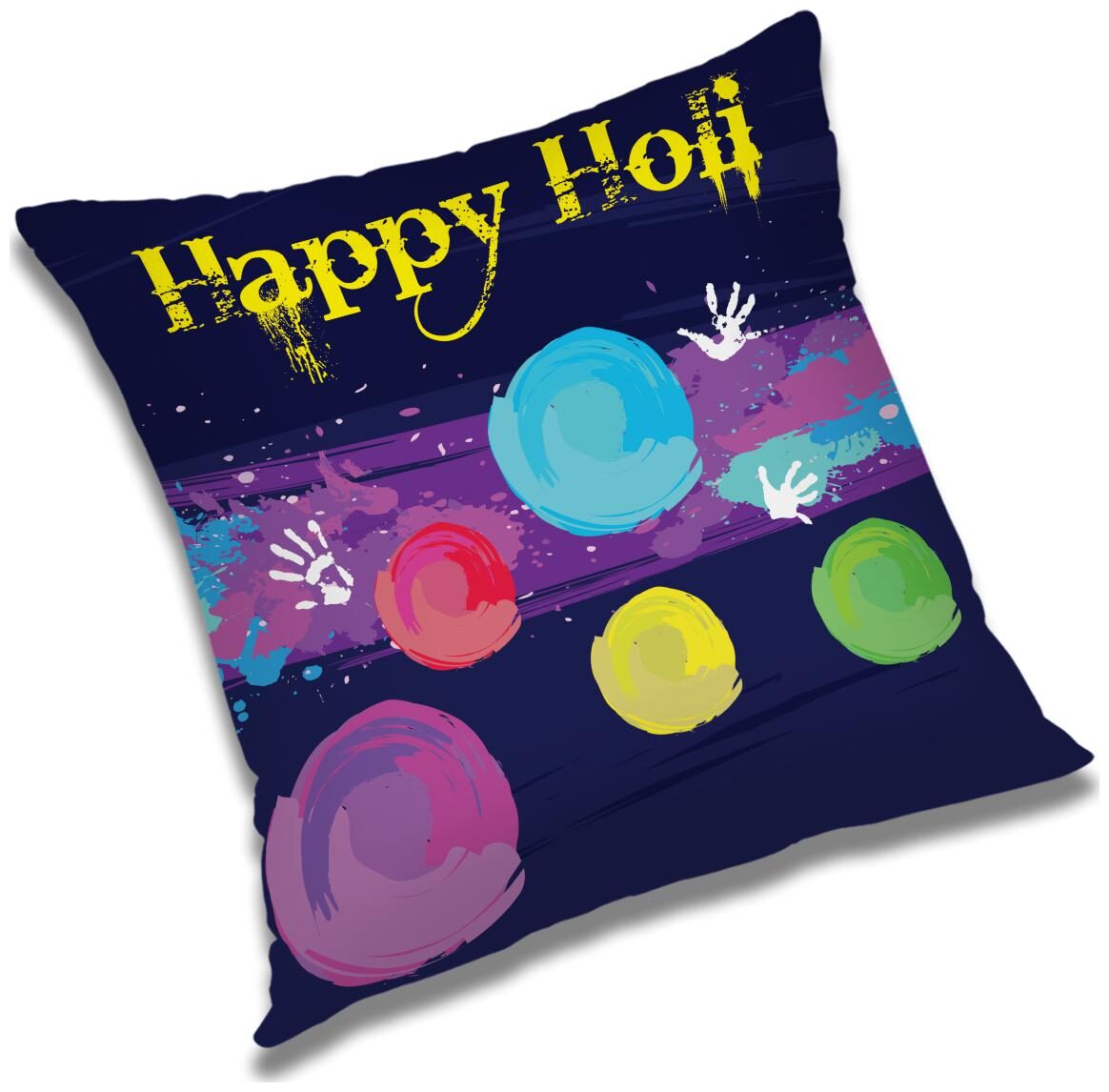

RADANYA Printed Cushion Cover with Filler Set 18x18 inch