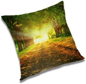 RADANYA Printed Cushion Cover with Filler Set 18x18 inch