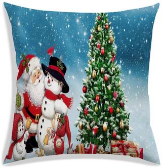RADANYA Printed Cushion Cover 20x20 inch