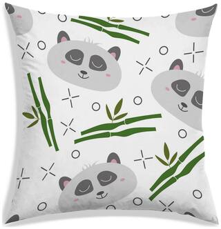 RADANYA Printed Polyester Off-white Cushion Cover ( Extra large , Pack of 1 )