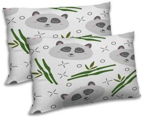 RADANYA Polyester Printed Pillow Covers ( Pack of 2 , Off-White )