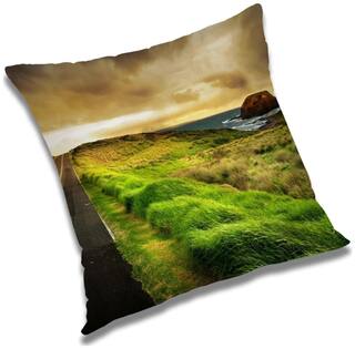 RADANYA Printed Cushion Cover with Filler Set 16x16 inch