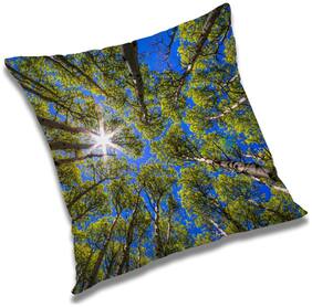 RADANYA Printed Cushion Cover with Filler Set 18x18 inch