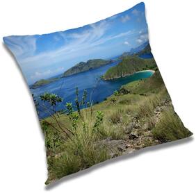 RADANYA Printed Cushion Cover with Filler Set 12x12 inch