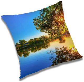 RADANYA Printed Cushion Cover with Filler Set 20x20 inch