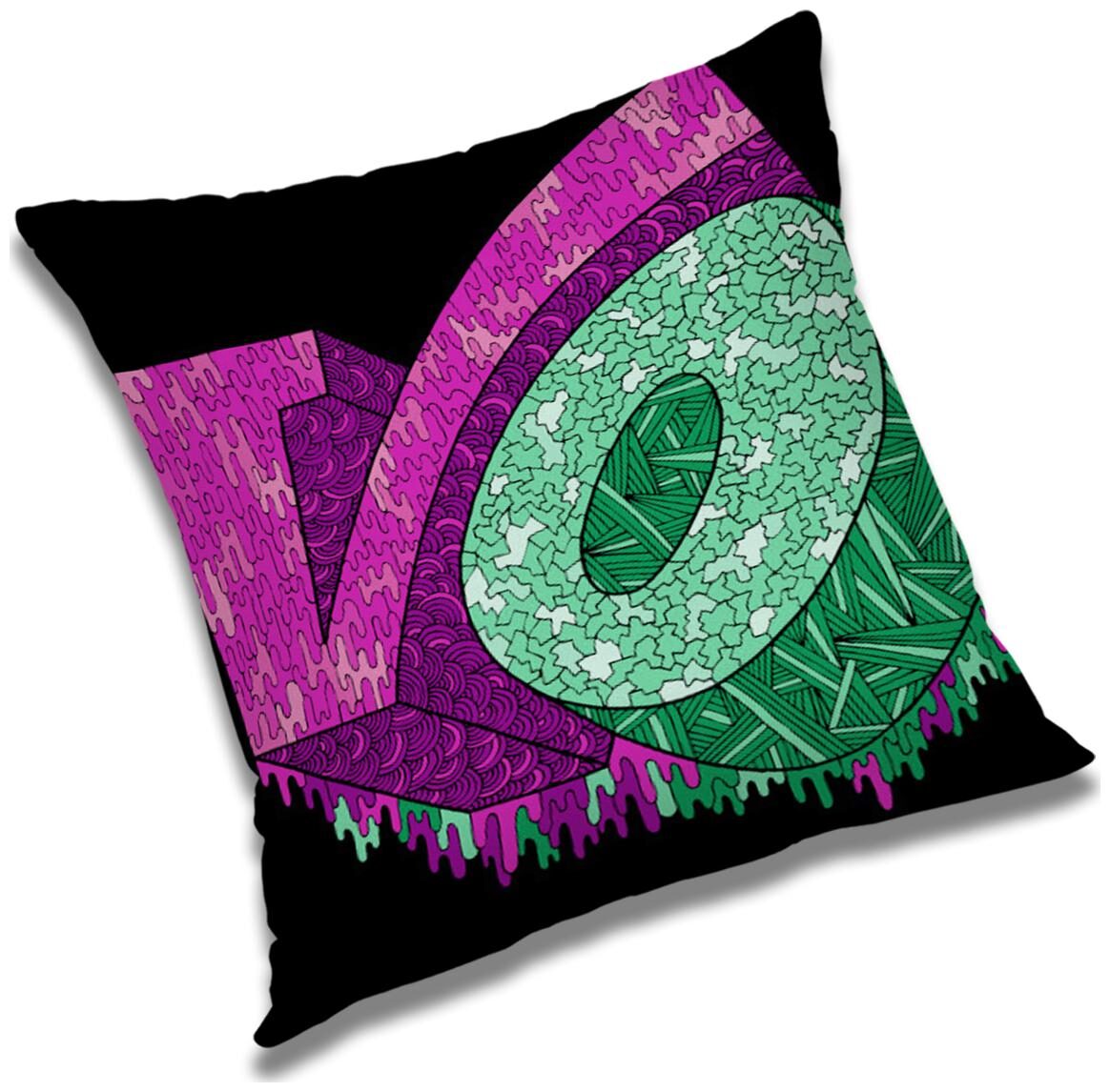 

RADANYA Printed Cushion Cover 24x24 inch