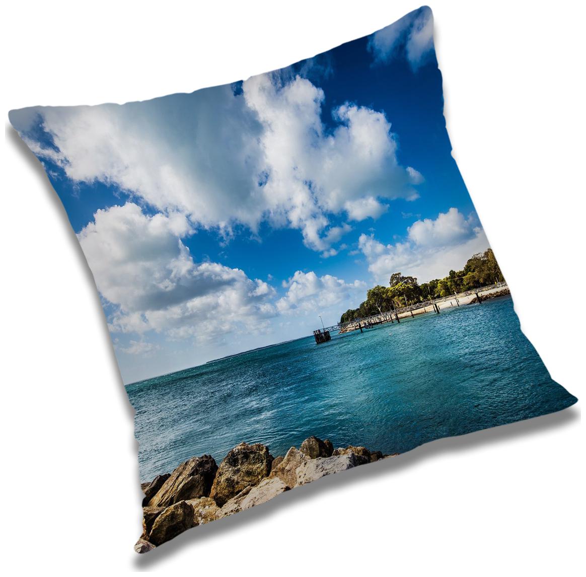 

RADANYA Printed Cushion Cover with Filler Set 16x16 inch