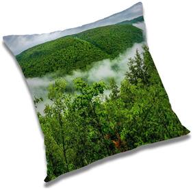 RADANYA Printed Cushion Cover with Filler Set 18x18 inch