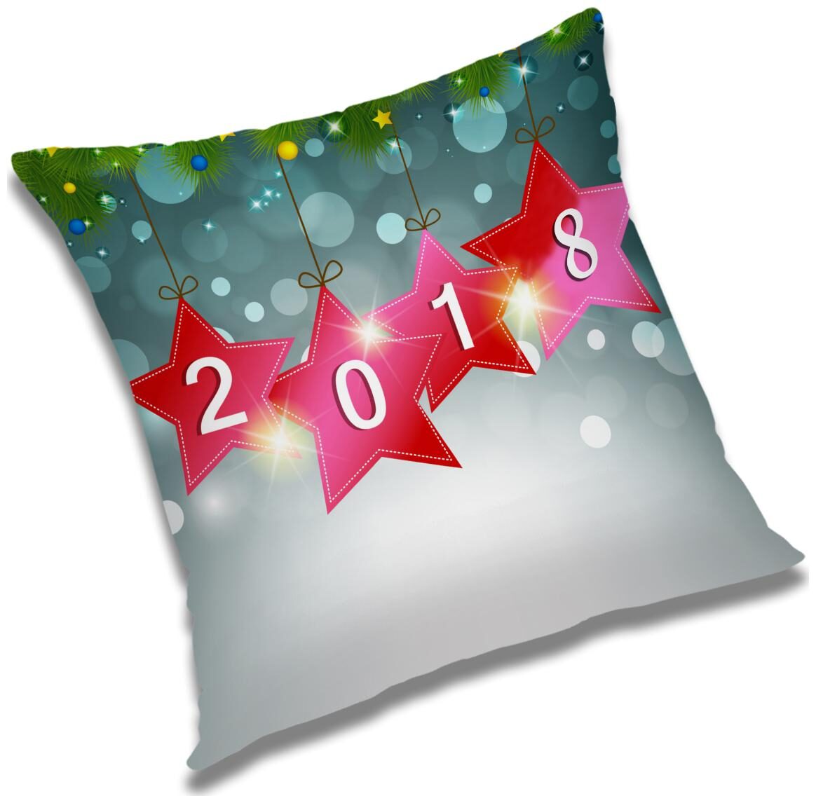 

RADANYA Printed Cushion Cover 16x16 inch