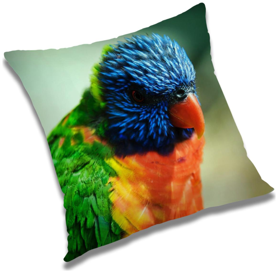 

RADANYA Printed Cushion Cover with Filler Set 16x16 inch