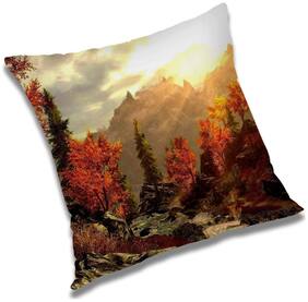 RADANYA Printed Cushion Cover with Filler Set 24x24 inch