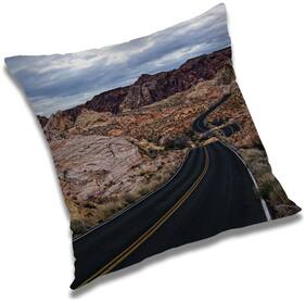 RADANYA Printed Cushion Cover with Filler Set 12x12 inch