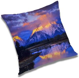 RADANYA Printed Cushion Cover with Filler Set 24x24 inch