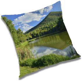 RADANYA Printed Cushion Cover with Filler Set 16x16 inch