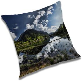 RADANYA Printed Cushion Cover with Filler Set 12x12 inch