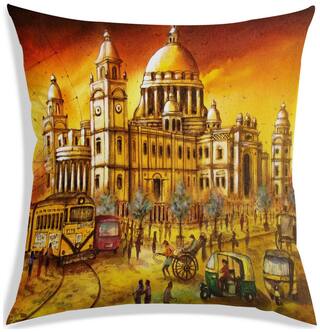 RADANYA Printed Cushion Cover 20x20 inch