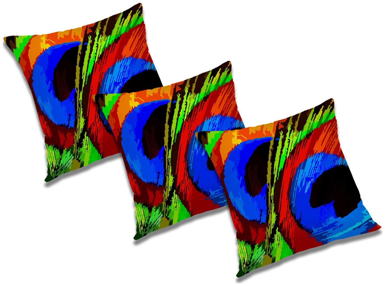 

RADANYA Printed Cushion Cover (Set of 3) 24x24 inch