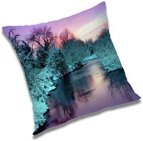 RADANYA Printed Cushion Cover with Filler Set 18x18 inch