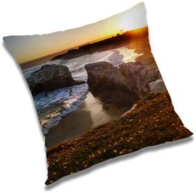 RADANYA Printed Cushion Cover with Filler Set 18x18 inch