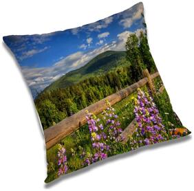 RADANYA Printed Cushion Cover with Filler Set 18x18 inch