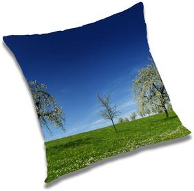 RADANYA Printed Cushion Cover with Filler Set 12x12 inch