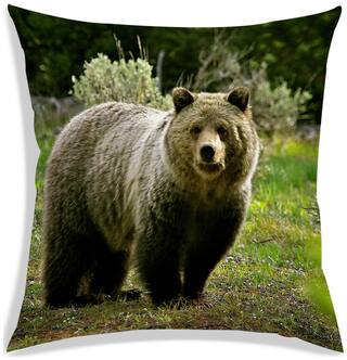 RADANYA Printed Cushion Cover 18x18 inch
