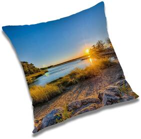 RADANYA Printed Cushion Cover with Filler Set 24x24 inch