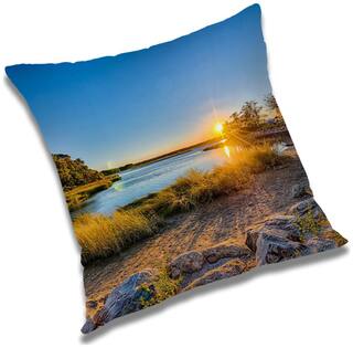 RADANYA Printed Cushion Cover with Filler Set 24x24 inch