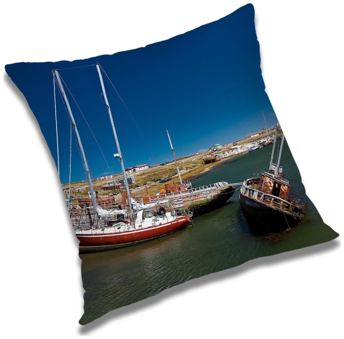 

RADANYA Printed Cushion Cover with Filler Set 18x18 inch