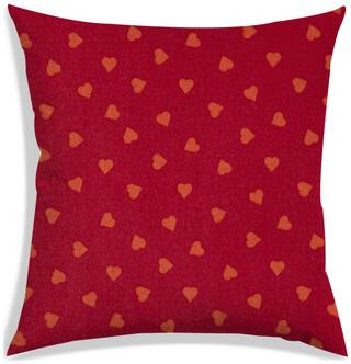 RADANYA Printed Polyester Pink Cushion Cover ( Small , Pack of 1 )