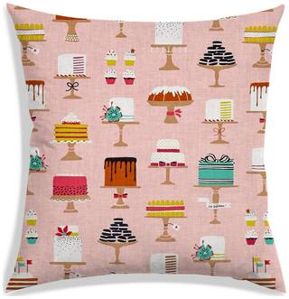 RADANYA Printed Polyester Pink Cushion Cover ( Small , Pack of 1 )