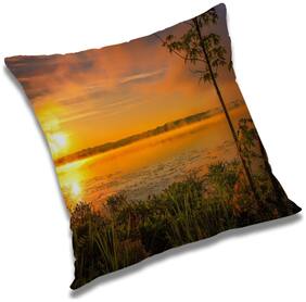 RADANYA Printed Cushion Cover with Filler Set 16x16 inch