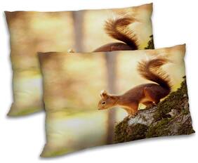 RADANYA Polyester Printed Pillow Covers ( Pack of 2 , Multi )