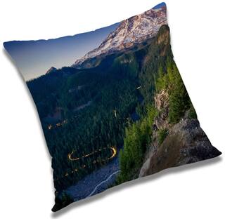 RADANYA Printed Cushion Cover with Filler Set 16x16 inch